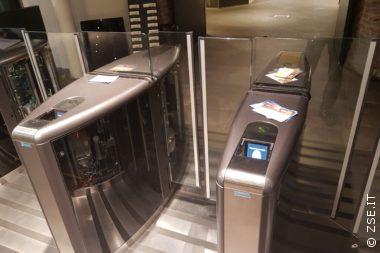 Barcode Ticket Reader integrated in the gate for the Egyptian Art Museum