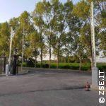accesso veicolare con barriera br6