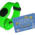 bracciale e card per palestra